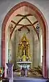 Chor mit Hochaltar und neuem Zelebrationsaltar