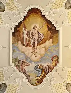Hauptfresko im Langhaus