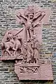 Fassadenrelief Kreuzigung und Tod Jesu
