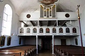 Innenraum nach Westen