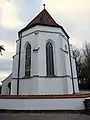 Maßwerkfenster im Chor