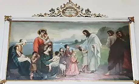 Gemälde Jesus segnet die Kinder