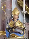 Halbfigur des heiligen Ulrich
