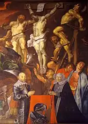 Rubens-Kopie, Stifterbild