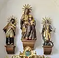 Linker Seitenaltar (Detailaufnahme Heiligengruppe)