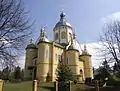„St. Nikolaus“. Ukrainisch Griechisch-Katholische Kirche in Welykyj Ljubin
