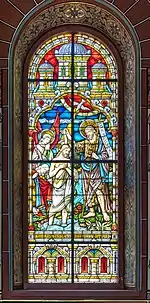 Bonndorf, St. Peter und Paul, Fenster mit der Taufe Jesu (1914)