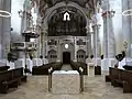 Blick zur Orgel – mit neuem Zelebrationsaltar und neuem Ambo