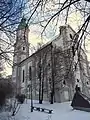 Schrägansicht im Winter