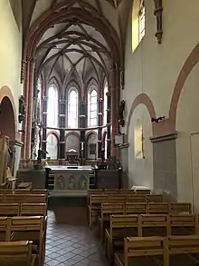 Spätmittelalterliches Kirchenschiff