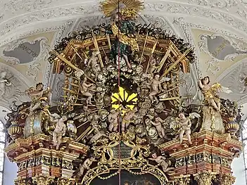 Hochaltar, Altarauszug
