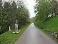 Bahntrasse östlich des alten Bahnhofs