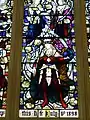 Glasfenster mit König Salomon