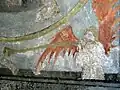 Detail eines Freskos im Altarraum.