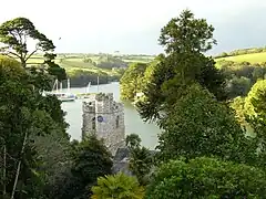 Die Roseland Peninsula in Cornwall
