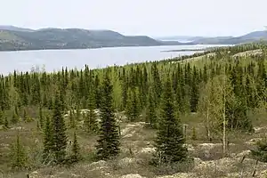 Blick auf das St. Lewis Inlet