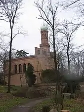 Blick auf die Eingangsseite