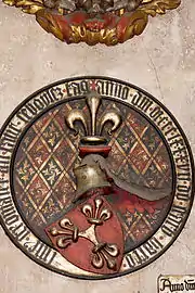 Totenschild Bartolomäus Stromer in der Sebalduskirche (1437)