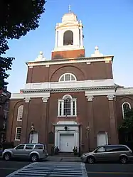 Das Gebäude der St. Stephen’s Church in Boston