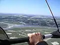 Luftaufnahme von der Somme-Mündung in die Somme-Bucht bei Saint-Valery-sur-Somme