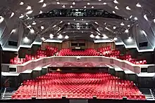 Parkett und Rang im Großen Saal des Staatstheaters Darmstadt