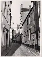 Stadhuissteeg, rechts Nebengebäude des Rathauses