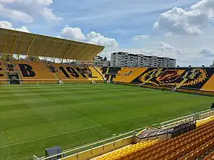 Das Christo-Botew-Stadion in Plowdiw im Mai 2023