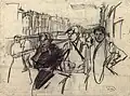 I. Israëls, Drei Waspitten an der Prinsengracht (1894)