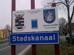 Ortseingangsschild