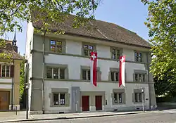 Das Stadtarchiv Zofingen im denkmalgeschützten, 1602 von Antoni Stab erbauten „ehemaligen Lateinschulhaus“