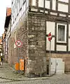 Stadtmauer als Gebäudewand