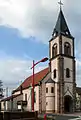 Südwestseite der Kirche St. Gallus