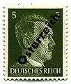 Nur Schriftzug „Österreich“ (Gültig­keits­dauer: 2. Mai bis 27. Juni 1945)