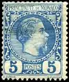 Briefmarke mit Abbild Charles III. (1885)