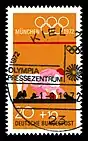 Sonderstempel des Pressezentrums in Kiel, Olympische Spiele 1972