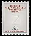 100 Jahre Berliner Philharmonisches Orchester,Wert 60&nbsp;Pf(15.&nbsp;April&nbsp;1982)