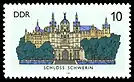 Schloss Schwerin, DDR-Briefmarke vom 29. Juli 1986