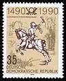 Briefmarken-Jahrgang 1990 der Deutschen Post der DDR