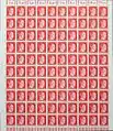 Originalbogen der 12-Pfennig-Ausgabe