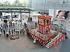 Matsuri-Umzug – Obon-Vorbereitung, Japan 2018