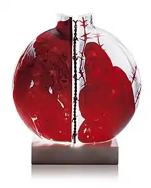 Never Tear Us Apart – Glasskulptur von Stanislaw Borowski