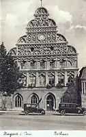 Westfassade um 1930