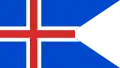 Staats- und Seekriegsflagge Islands (1918–1944)