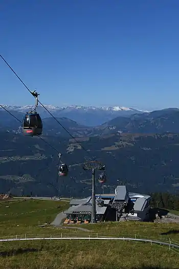 Station Tressdorfer Alm, Blickrichtung Norden