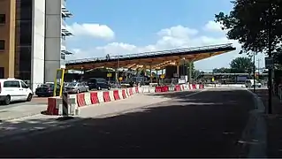 Das Bahnhofsgebäude im Bau (2018)