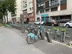 Station Vélib’ Métropole Ecke Boulevard de Picpus / Rue Louis Braille