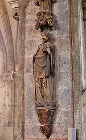 Gotische Evangelistenfigur, Sebalduskirche