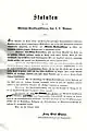 Statuten für das Militär-Verdienstkreuz der k.k. Armee. Wien, am 24. Oktober 1849.