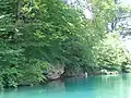 Blick an das Ufer vom Stausee