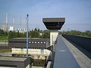 Staustufe Krotzenburg Warte